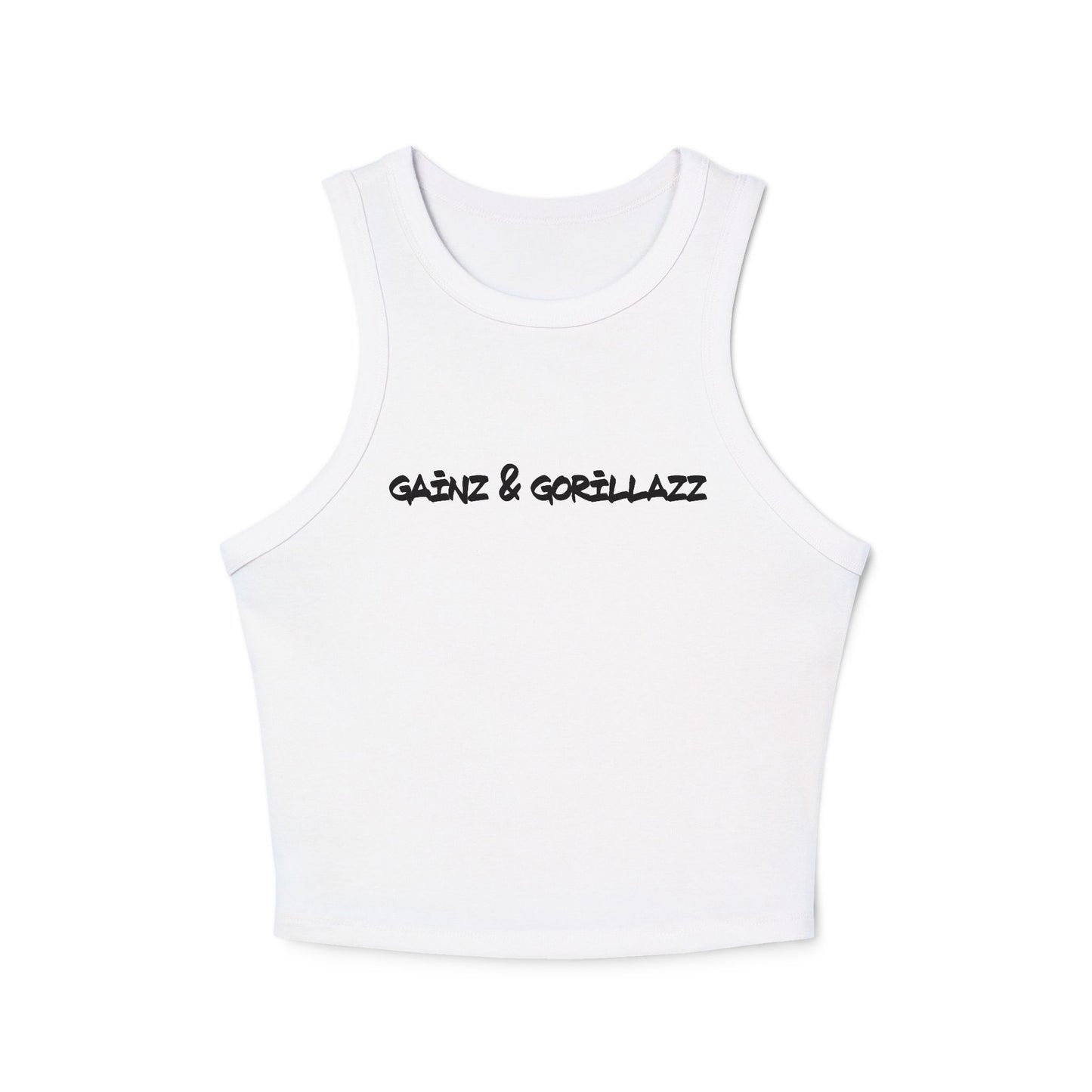 Women's Ribbed Racer Tank | Text Mode