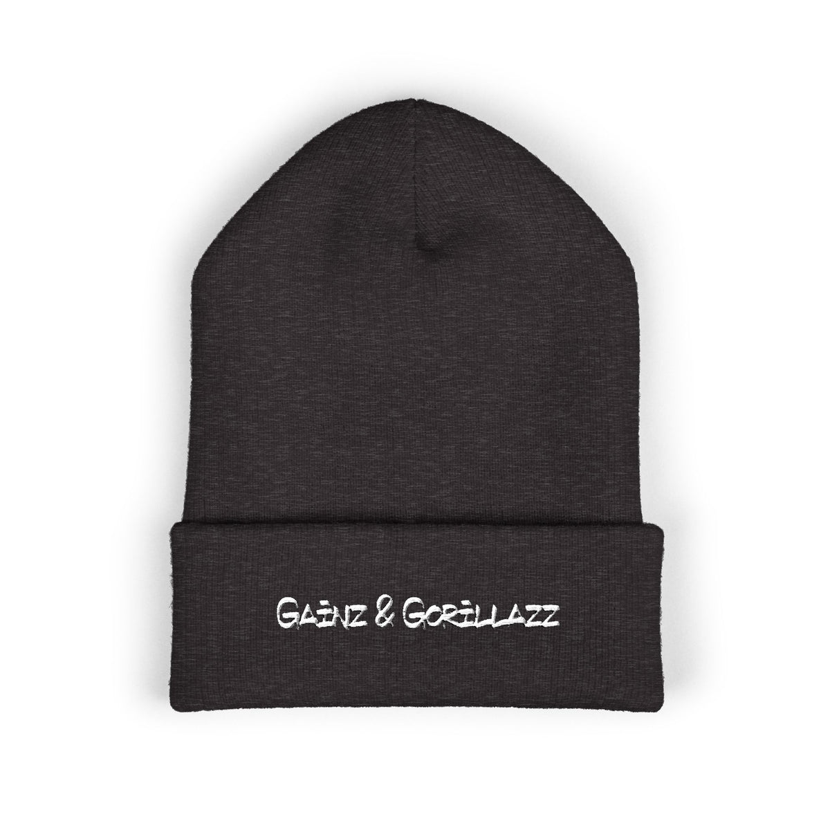 Text Mode | Embroidered Cuffed Beanie