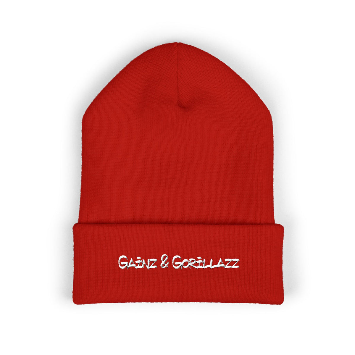 Text Mode | Embroidered Cuffed Beanie