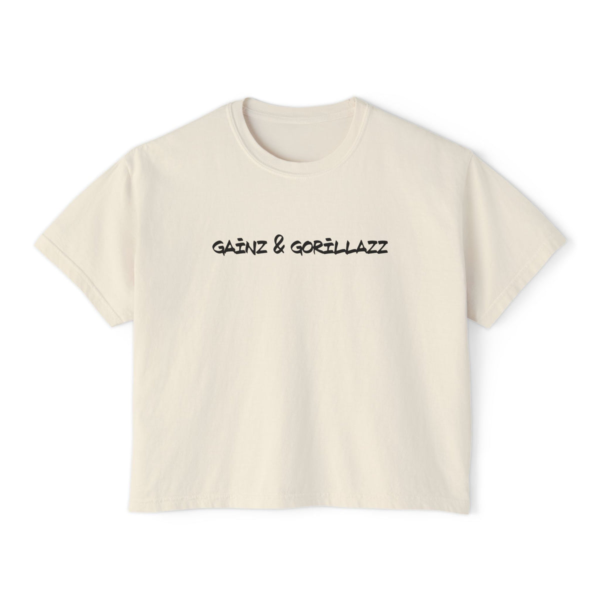 Text Mode | Boxy Crop Tee