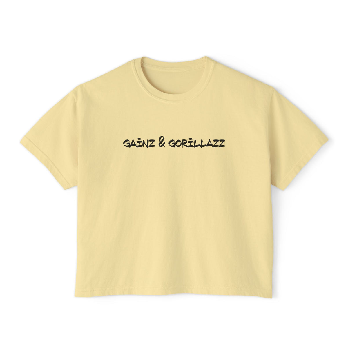 Text Mode | Boxy Crop Tee