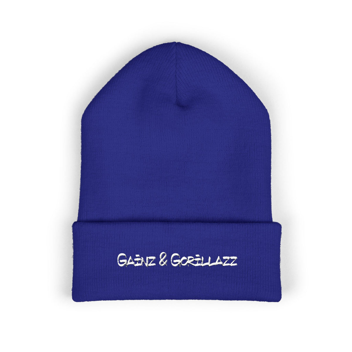 Text Mode | Embroidered Cuffed Beanie