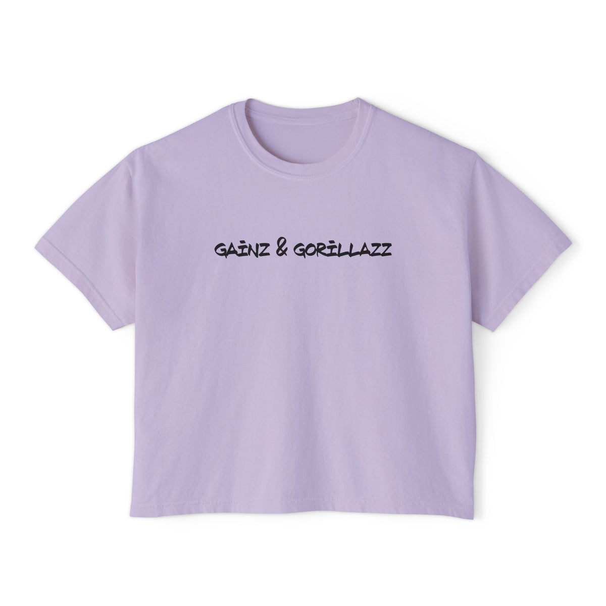 Text Mode | Boxy Crop Tee