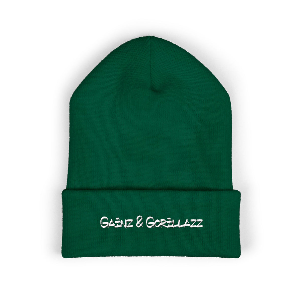 Text Mode | Embroidered Cuffed Beanie