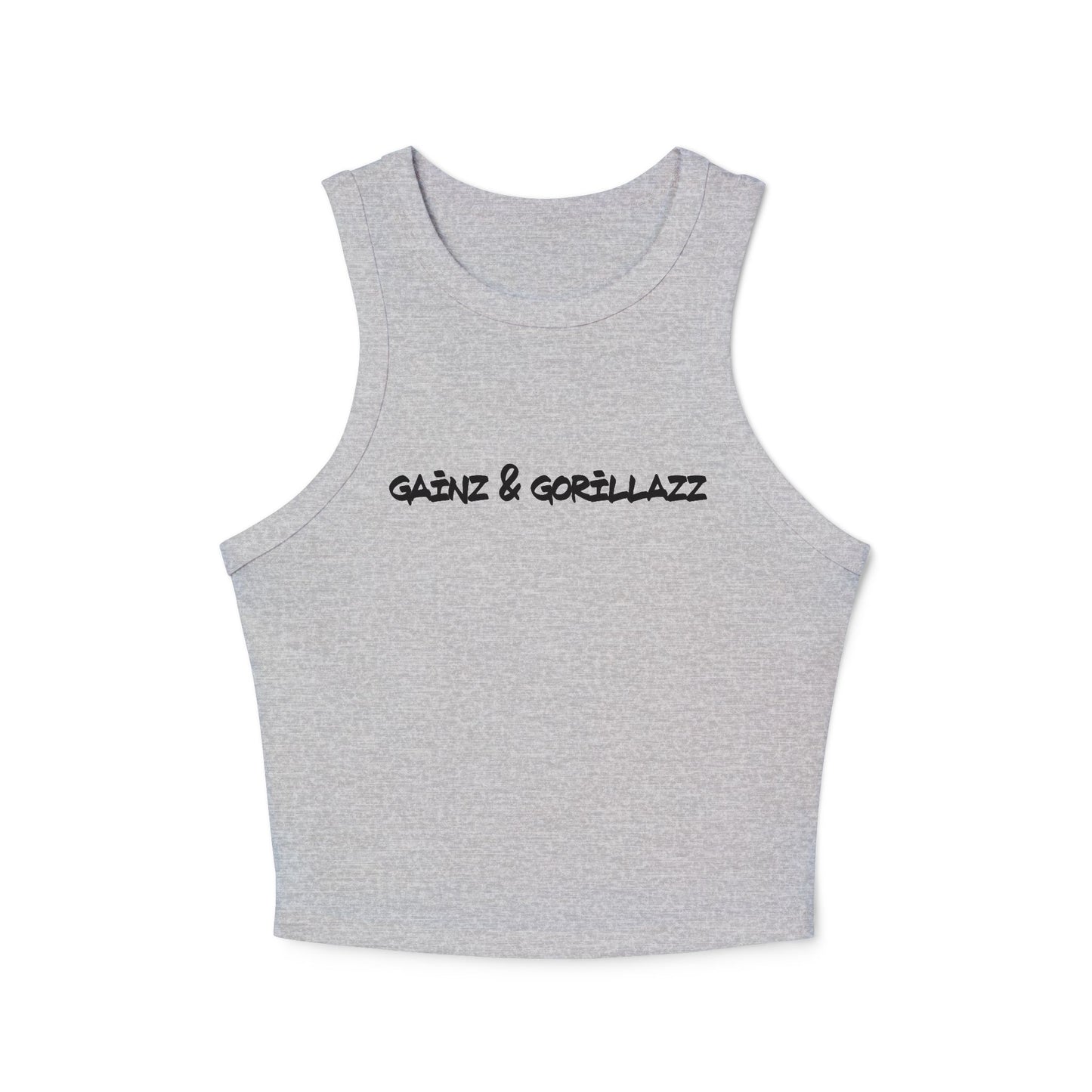 Women's Ribbed Racer Tank | Text Mode