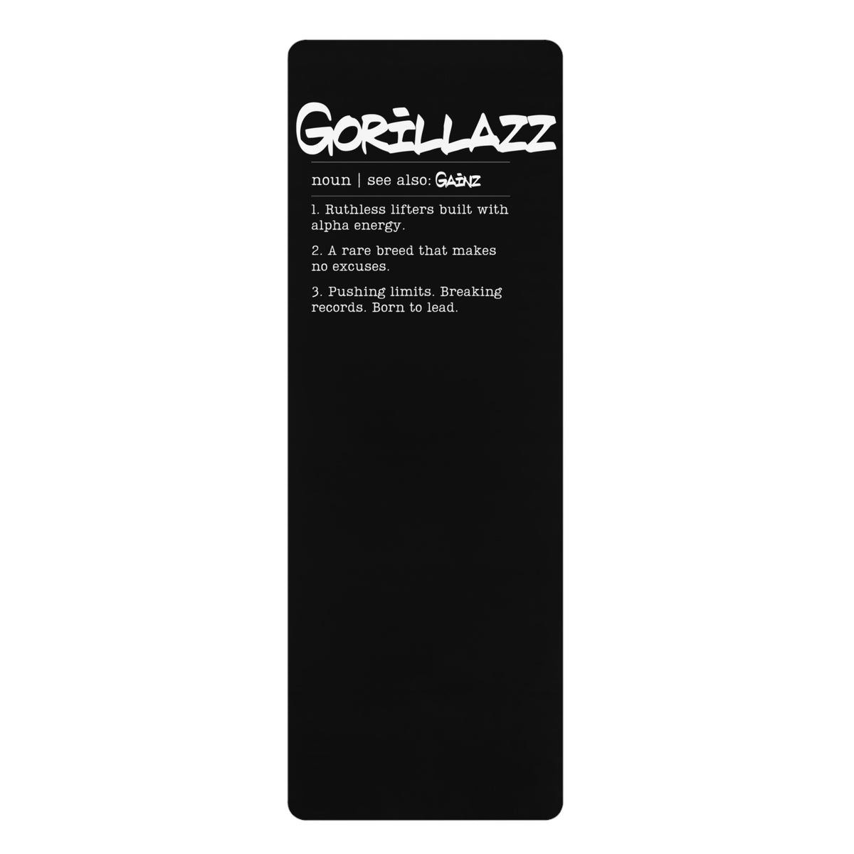 The Definition | Rubber Yoga Mat