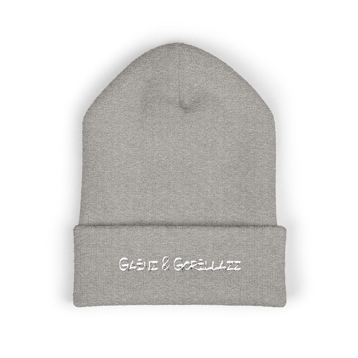 Text Mode | Embroidered Cuffed Beanie