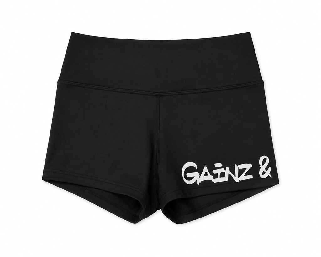 Text Mode | Women’s High-Waist Yoga Shorts